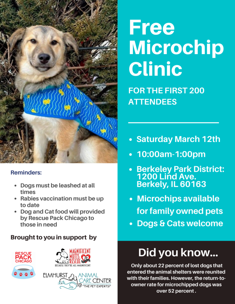 Free Pet Microchip Clinic